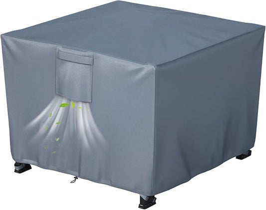 Chinchilla Heavy Duty 30 Inch Square Fire Pit Cover - 100% Waterproof & Weatherproof, Durable All-Season Protection for 28/29/30 Inch Propane Fire Pits and Tables