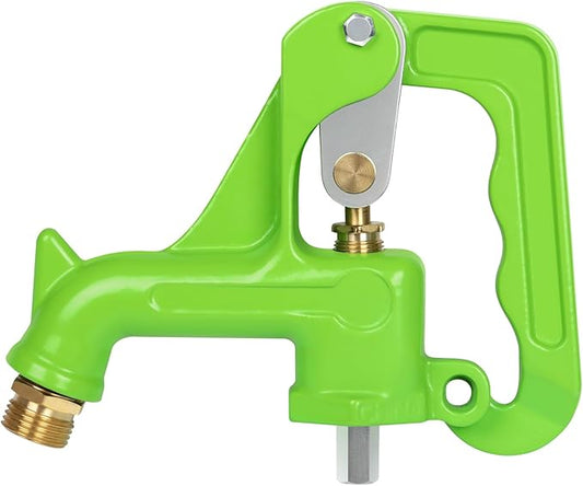 GALAX PRO Freeze Proof Outdoor Hydrant Head with 3/4" Pipe Connection, 1" NPT Galvanized Pipe Thread, No Lead -Perfect for Yard, Garden, Farm, Pasture Irrigation & Drinking (Pipe Not Included)