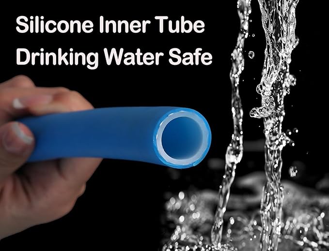 Atlantic RV Drinking Water Safe Hose 1ft Short Garden Hose Extension: Lead, BPA, Phthalate-Free, and PVC-Free.