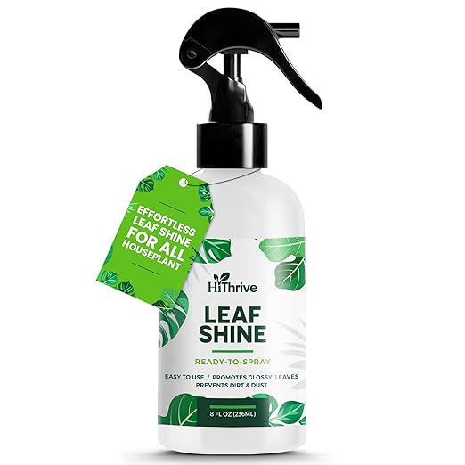 8oz Leaf Shine Spray for Indoor Plants - Plant Leaf Cleaner and Shine for Indoor Houseplants - Makes Leaves Shiny, Vibrant & Healthy