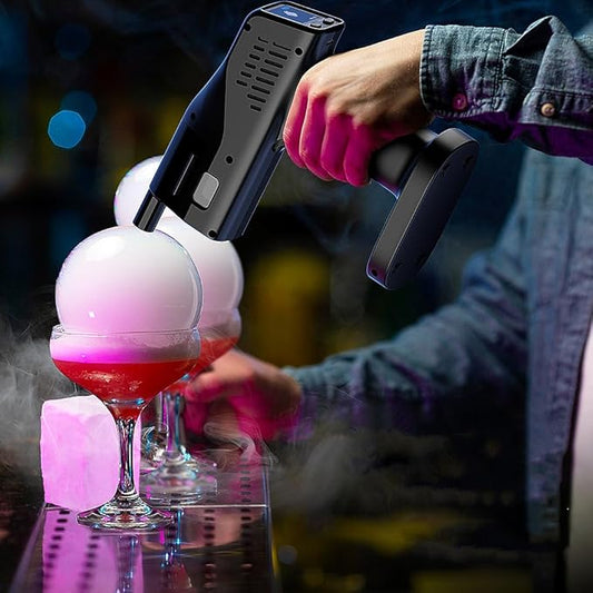 Drinks Bubble Smoker, Includes Aromas and Edible Bubbles, for Cocktails and Enhancing The Flavour of Food, Bar/Home Use (1S Pro)