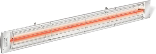 Single Element - 4000 Watt Electric Patio Heater - C Series-240 Voltage-Stainless Steel Finish