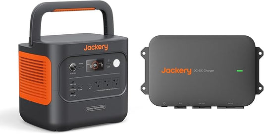 Jackery Solar Generator 2000 v2 with DC-DC Alternator Charger, 2042Wh/2200W LiFePo4 Portable Power Station, 20ms UPS Home Backup, USB-C PD 100W Fast Charging for Power Outages, Emergencies, Camping