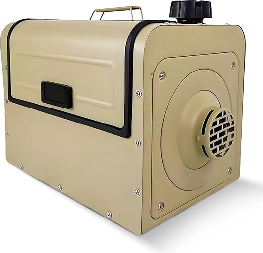 Diesel Heater Self-Powered, 1 Gal All-in-One No Electic Required Portable Off-Grid Diesel Air Heater with LCD Screen for Tents/Truck/Van/RV/Camping/Fishing/Garage