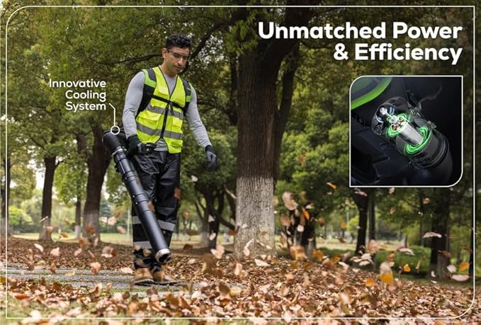 GREENWORKS Commercial Optimus 82v 36N Backpack Leaf Blower Core530 DP Kit BB361-C5DP (CORE TECH Batteries)
