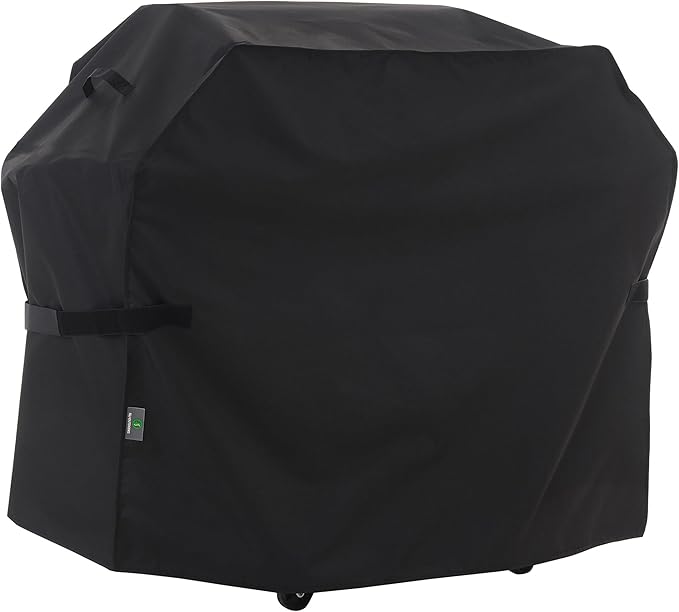F&J Outdoors Grill Cover Waterproof UV Resistant for 2 Burner Charcoal Gas BBQ, 48Wx27Dx43H in,Black