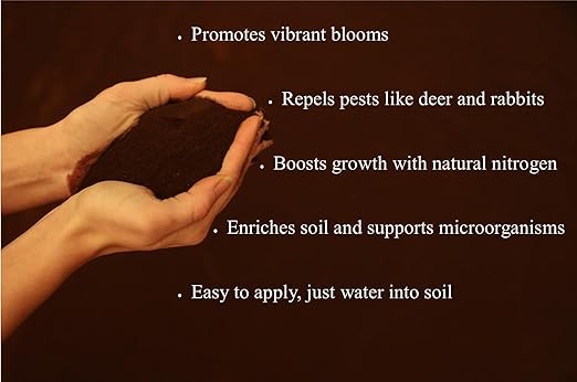 Blood Meal Fertilizer 16 Pounds - Premium Nitrogen Source for Enhanced Plant Growth and Soil Enrichment - Suitable for Vegetables, Flowers, and Shrubs - Lancaster Agriculture Products