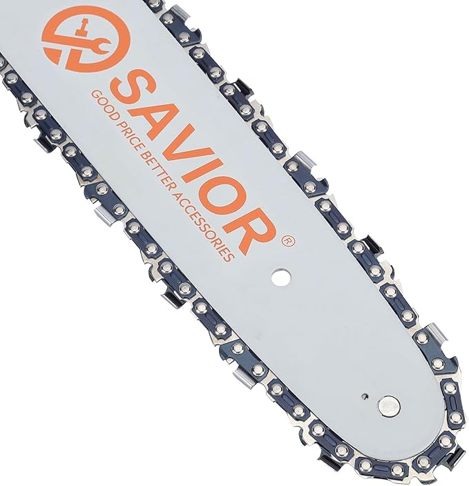 Savior 3PC 8 Inch Replacement Chain for IMOUMLIVE 8-inch Chainsaw, 8" Replacement Chainsaw Chain - 043" Gauge, 1/4" LP Pitch, 47 Drive Links Chain