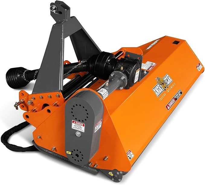 68'' Working Width 3 Point PTO Flail Mower with 8inch Left/Right Hydraulic Side Shift,for 30-60hp CAT 1 Tractor, NAM68H