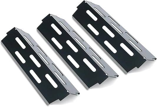 Grieptra Heat Deflectors for Weber Genesis II 300/LX 300, GS4 Genesis ii E-310 ii E-315 ii E/S335 ii se-335 Grill (Porcelain Steel, ES/410 * 3)