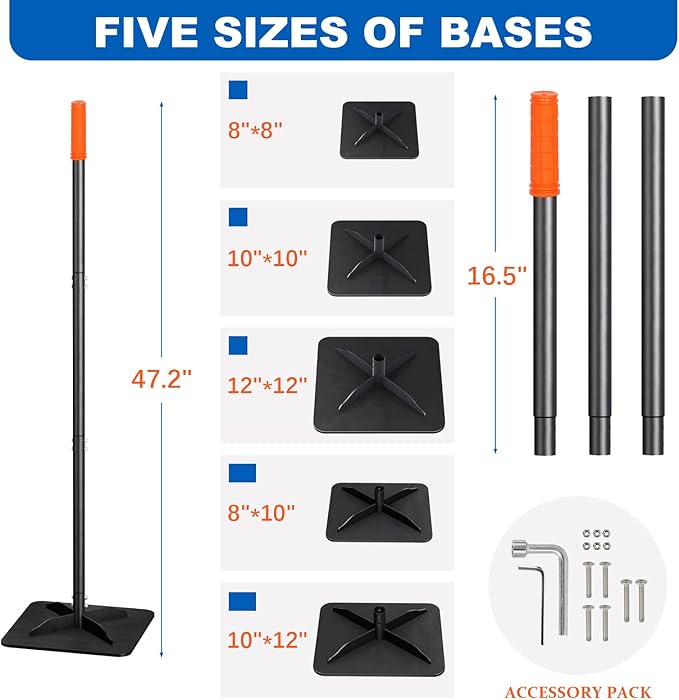 Steel Tampers Tool 10 X 10 Inch,Labor-Saving All-Steel Heavy-Duty, Landscaping, Installing Pavers and Repairing Asphalt Pavements, Black