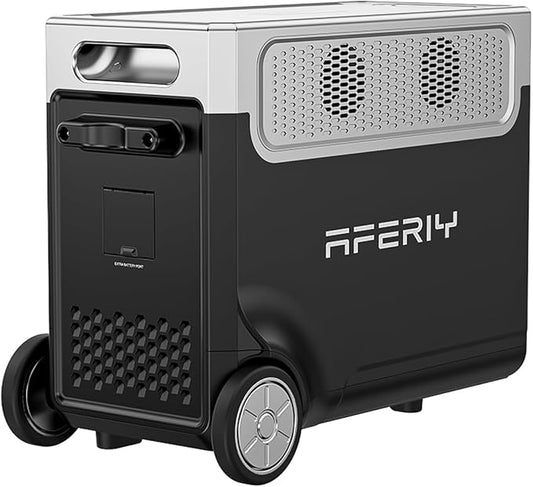 AFERIY P310 Expansion Battery Pack, Add 3840Wh LiFePO4 Extra Capacity | Compatible Only with AFERY P310 Main Unit | LiFePO4 Solar Generator for Extended Home Backup & Outdoor Camping