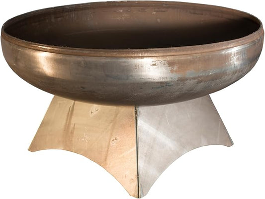 Liberty Fire Pit – Ohio Flame Wood Burning Outdoor Fire Pit - 24" Diameter with Standard Base (Made in USA)