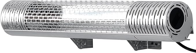 Global Industrial Infrared Patio Heater W/Remote Control, Wall/Ceiling Mount, 1500W, 120V