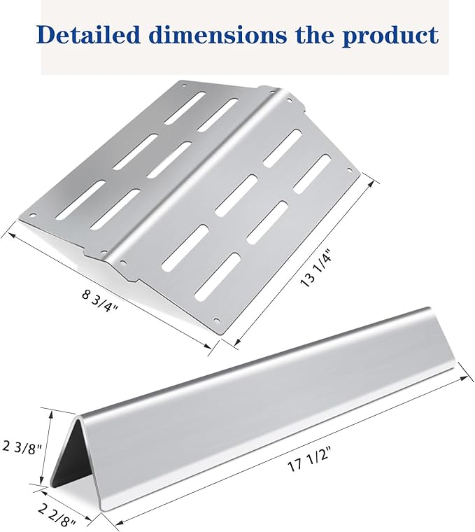 Flavorizer Bars Heat Deflector Burner Tube Set for Weber 300 Series E310 E320 E330 EP310 EP320 EP/CEP330 S310 S320 S330 Front Control Knob, Weber Genesis 62752 7620 7622 Grill Replacement Parts
