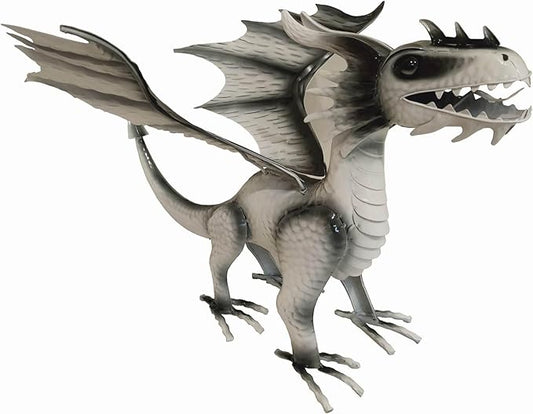 Joyful Home Decorative Dragon Figurine White, Blizzard The Dragon Statue, Design Tales of legendia Flying Dragon Statue, The Dragon of Mythical Castle Garden Statue