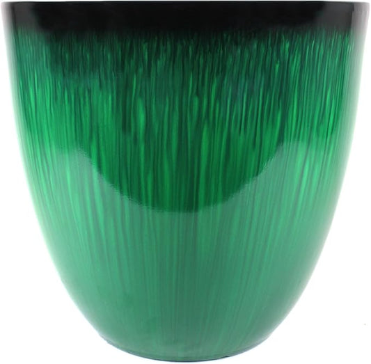 Gardener Select EPR18-205 Egg Planter Green Flower, 18"