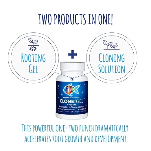 FOOP Clone Gel - Two Products in One: Rooting Gel + Cloning Solution - Get Big Fat White Fuzzy Roots Faster and Make Cloning Simple | Works Great in All Cloning Media (4oz, 2 Pack)