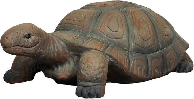 SKYFIRE Turtle Statues for Garden - 34.2” x 18.1” x 11.4” Fiber Reinforced Concrete Figurine Statue, Garden Sculptures & Statues Decor for Outdoors, Lawn, Yard - Outdoor Ornaments Gardening Gifts