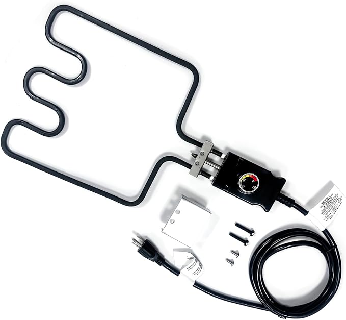 1500 Watt Masterbuilt Electric Smoker Parts And Heating Element Compatible With Electric Smoker Grills,With Adjustable Thermostat Cord Controller Outdoor Heating Element For Oven