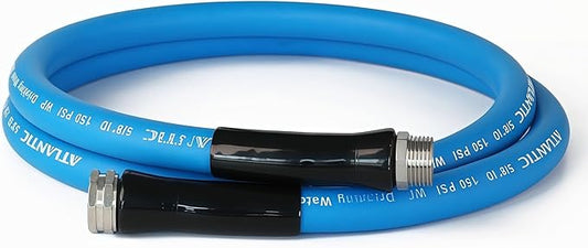 Atlantic RV Drinking Water Safe Hose 8 ft Short Garden Hose Extension: Lead, BPA, Phthalate-Free, and PVC-Free.