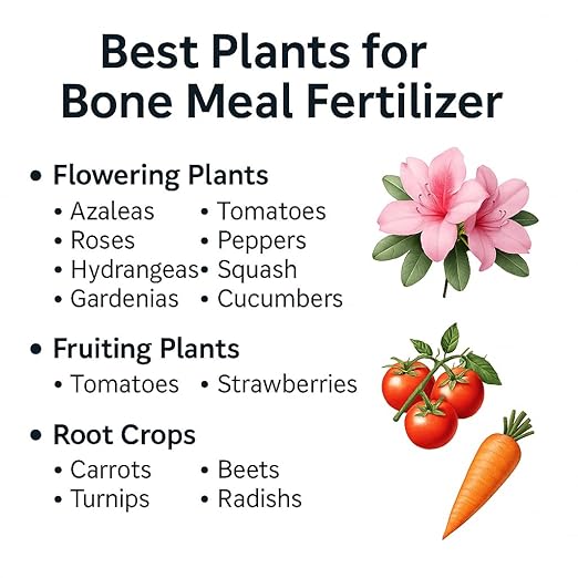 𝐁𝐄𝐒𝐓𝐒𝐄𝐋𝐋𝐄𝐑 Organic Bone Meal Fertilizer by Gardenera (4-12-0 NPK) All-Natural Plant Food Source of Nitrogen and Phosphorus for Bulbs, Gardens, Potted Plants, Trees, and Shrubs - 20 QUARTS