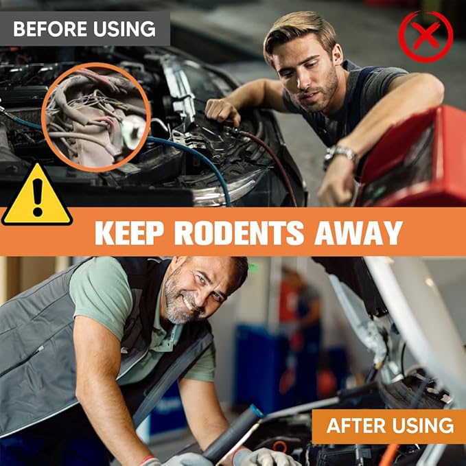 Pest Repellent, Rodent Repellent for Car Engines, Mouse Repellents for Car, RV Mice Repellent Indoor, Rat Repellent﻿ Under Hood, Keep Mice Out of Camper, Peppermint to Repel Mice and Rats-2P