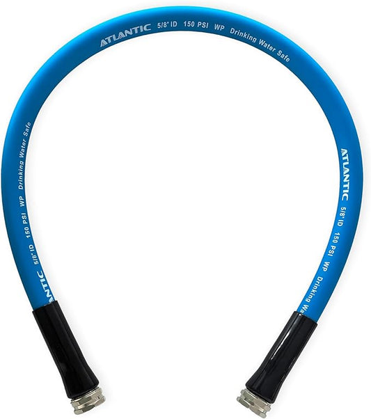Atlantic Female to Female Drinking Water Safe Hose 3ft Short Garden Hose Extension: Lead, BPA, Phthalate-Free, and PVC-Free.