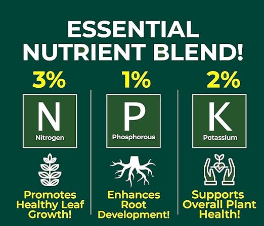 Gardenera Proffesional Snake Plant Spray Fertilizer Mist for Home Gardening | 3-1-2 Gentle Blend Mist for Healthy Leaves & Growth | Essential Nutrients for Snake Plants - 8oz