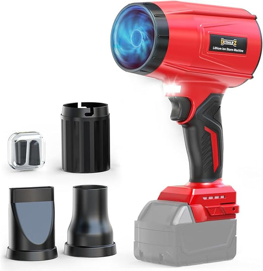 DIYtoolifz 800,000RPM Cordless Leaf Blower Compatible with Milwaukee (Tool Only), Brushless Motor, Adjustable Speed, Lightweight Portable Electric Blower for Car, Patio, Garden (Without Battery)