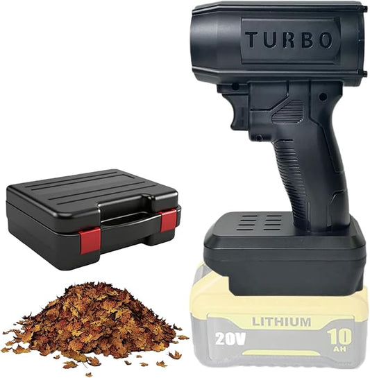 Turbo Jet Double Blow V2.0 - Upgraded 160,000 RPM 200 Mph Cordless Handheld Blower, Portable High-Power Blower for Patio, Lawn, Car & Snow/Dust Cleaning (for-Milwaukee)