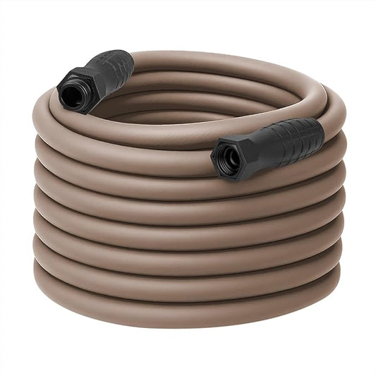 Flexzilla Colors SwivelGrip Garden Hose 5/8 in. x 100 ft., Lightweight All-Weather Water Hose, Durable and Flexible, Leak-Free Connections, Brown Mulch