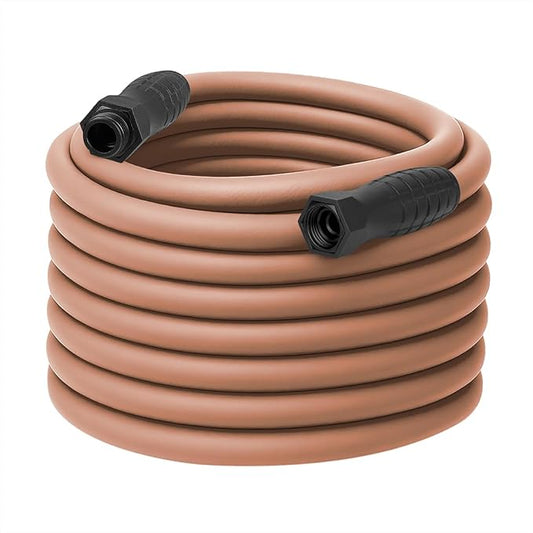 Flexzilla Colors SwivelGrip Garden Hose 5/8 in. x 100 ft., Lightweight All-Weather Water Hose, Durable and Flexible, Leak-Free Connections, Red Clay