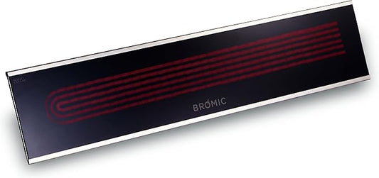 Bromic Platinum Smart Heat Marine 4500W Electric Patio Heater - Radiant Infrared, 208V, Black Finish - BH3622006