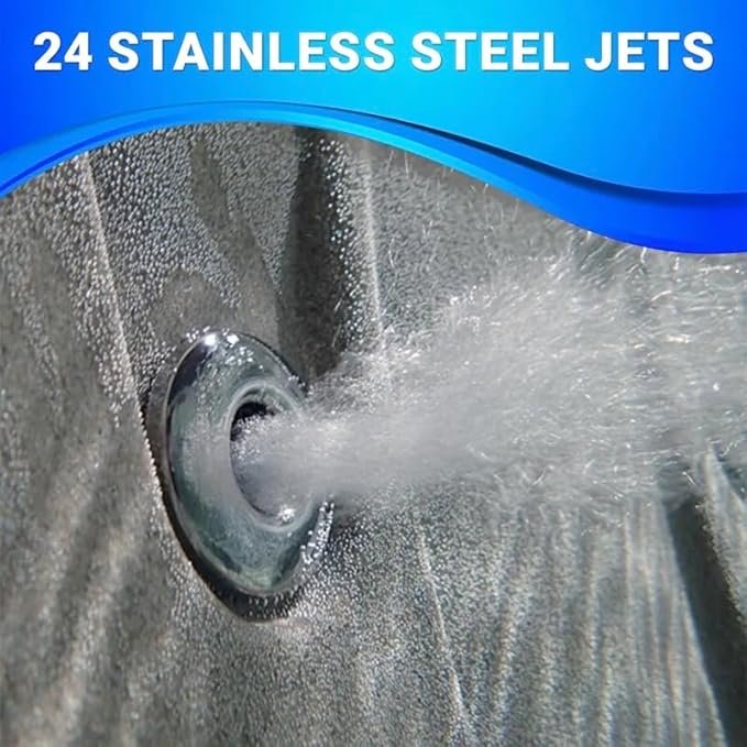 Hot Tub Bundle, Inland Hot Tub, Side Steps, Extra Filter, Six Person Spa, Insulated Cover Included, Made in USA, Aqualife by Strong Spas