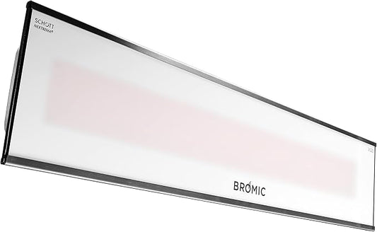 Bromic Platinum Smart Heat Marine 3400W Electric Patio Heater - Radiant Infrared, 220V-240V, White Finish - BH0320018