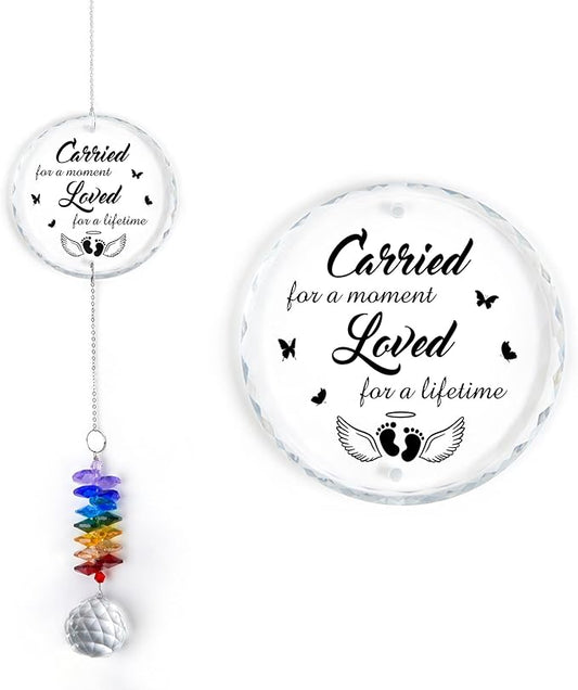 GIFTELIX Christmas Ornaments Infant Loss Gifts - Remembrance Gift - Memorial Suncatcher - Sympathy Gift for Loss of Loved One - Heaven Keepsake - Grieving Gifts for Women