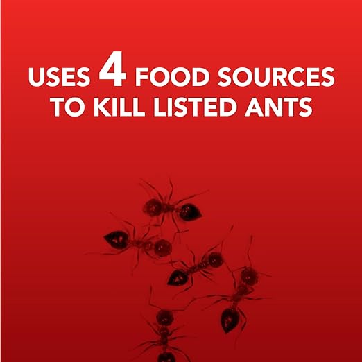 Ortho Home Defense Ant Bait Stations, Outdoor & Indoor Ant Killer, 8 Plastic Stations with 4 Food-Based Attractants, Child-Resistant Design, Formulated with Abamectin B1, Ready-to-Use Bait Station
