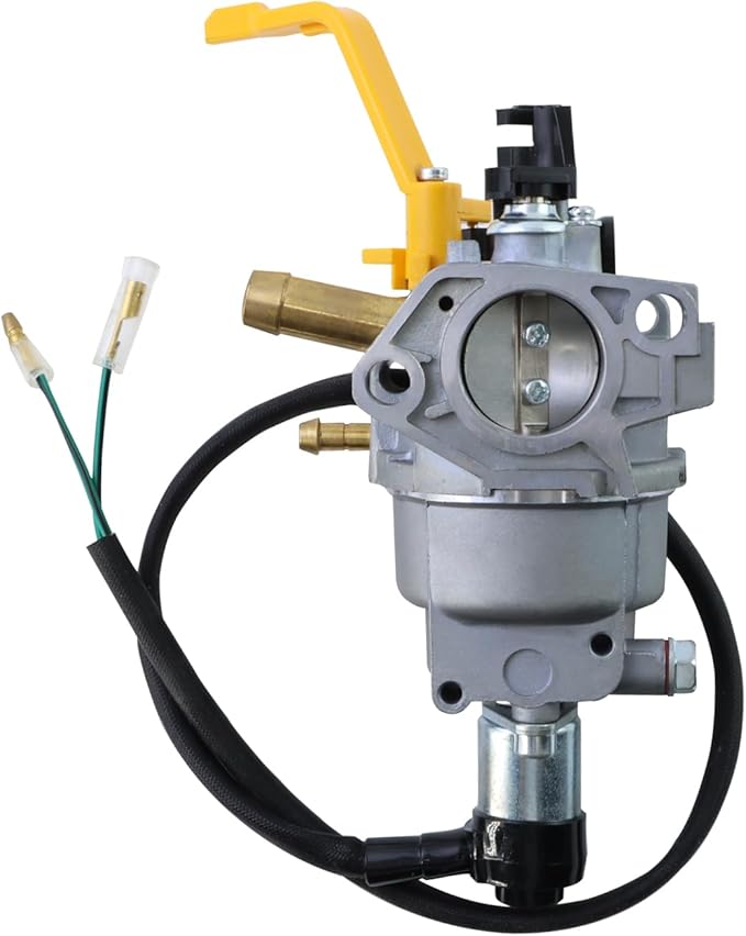 KIKITE Carburetor Compatible with Firman T07573 Tri Fuel Generator 9400 Watt 439cc Engine Carburetor Part# 375715509 490.131000.42F