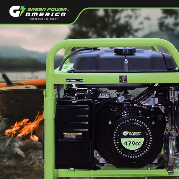 Green-Power America 13000 Watt Dual Fuel Portable Generator,Gas or Propane Powered,Electric Start,Home Back Up & RV Ready