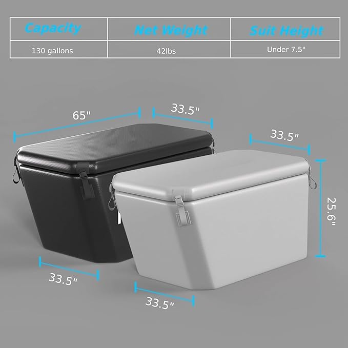 DEEPTIME Angled Portable Ice Bath Tub (Gray) | For Athletes Fitness Recovery, Outdoor Ice Bath Tub, Chiller Compatible
