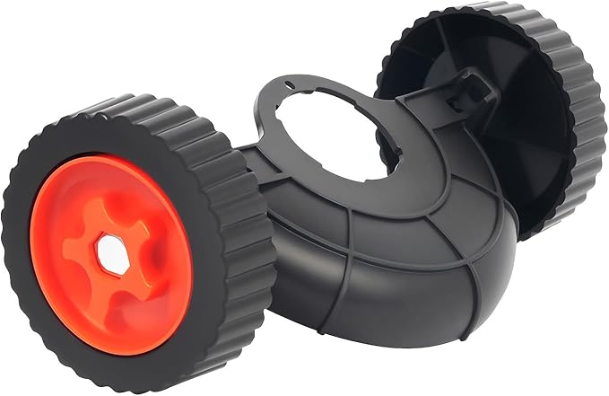 Cordless Weed Wacker Brush Cutter 3 in 1 Battery Powered Weed Eater with Wheels, Stringless Electric Grass Trimmer with 2X 24V 1300mAh Batteries, Adjustable Length & Angle for Lawn Garden