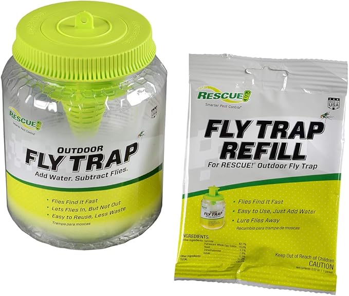 RESCUE! Outdoor Fly Trap - Reusable