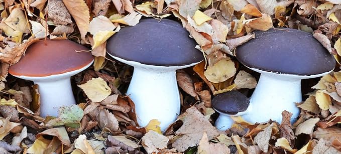 SvitMolds Concrete Mold DIY 3D Mushrooms Statue Decor Garden Decoration Home Decor, Yard, Fairy Garden - Lawn Ornament Ornament