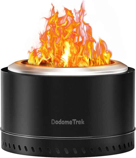 Smokeless Fire Pit, Portable Firepit Outdoor, 27 Inch Inky