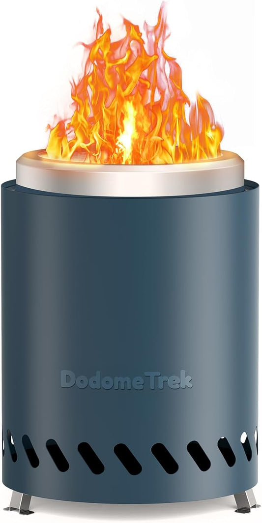 Tabel Top Fire Pit Mini, Portable Firepit Outdoor, 5.5 Inch Tabletop Firepit Blue
