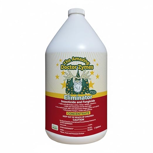 Eliminator Concentrate – Organic Enzyme Insecticide & Miticide – Safe Pest Control for Gardens, Crops, Homes & Pets – Natural Bug Spray for Aphids, Mites, Whiteflies, Flies, Mildew & Fungus