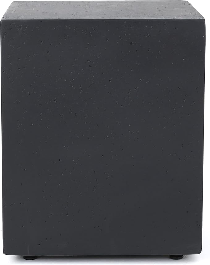 Propane Tank Cover Table for Fire Pits, 20 LB MGO Propane Tank Holder with Side Handles, Outdoor Tank Storage Side Table for Patio, Gas Griddle, Dark Gray