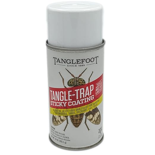 Tanglefoot Tangle-Trap Sticky Coating Aerosol Spray, 10oz – Long-Lasting Adhesive for DIY Insect Traps, Garden & Home Use, Easy Application