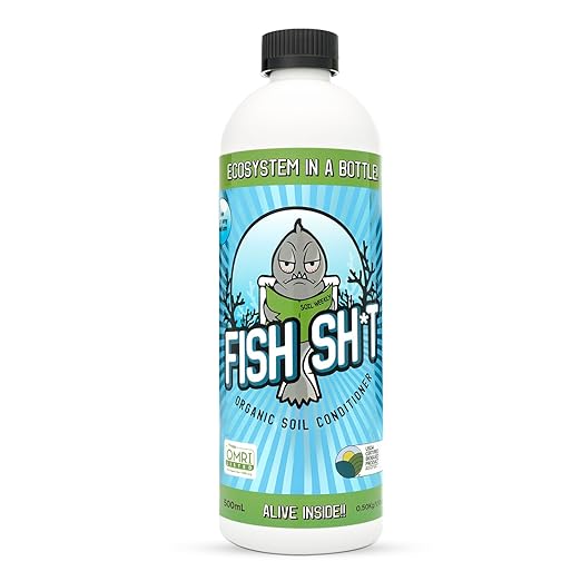Fish Head Farms Organic Soil Conditioner for Yield and Flavor Enhancement. Improves Fertilizer Efficiency. Useful in Both Garden Soil and Hydroponics Applications. 500 mililiters